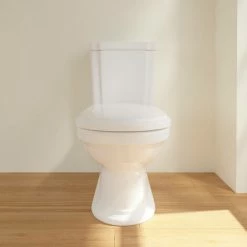 Villeroy & Boch Hommage Closetzitting Softclose/quickrelease Chroom Scharn Wit -VILLEROY & BOCH shop 71385449 3