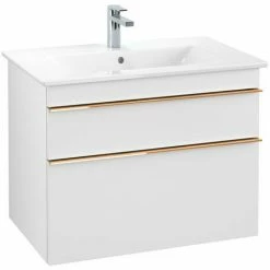Villeroy & Boch Venticello Waschtischunterschrank XL Mit 2 Auszügen 75,3 Cm White Matt Copper -VILLEROY & BOCH shop 71489260 3