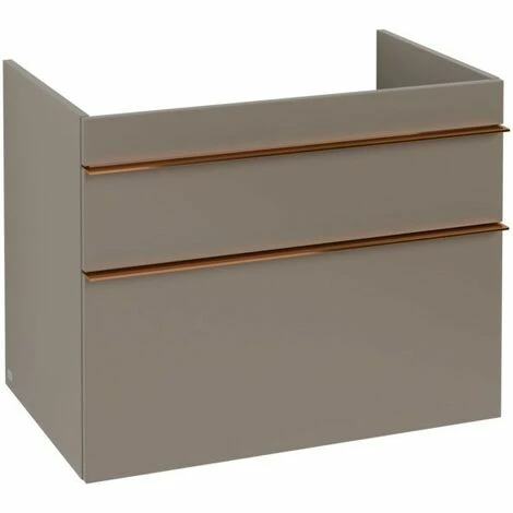 Villeroy & Boch Venticello Waschtischunterschrank XL Mit 2 Auszügen 75,3 Cm Truffle Grey Copper 4 Villeroy & Boch Venticello Waschtischunterschrank XL Mit 2 Auszügen 75,3 Cm Truffle Grey Copper – Bild 2