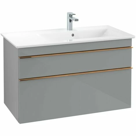 Villeroy & Boch Venticello Waschtischunterschrank XL 953mm mit 2 Auszügen und variabler Beckenpositi Glass Glossy Grey Rechts Copper Villeroy & Boch Venticello Waschtischunterschrank XL 953mm Mit 2 Auszügen Und Variabler Beckenpositi Glass Glossy Grey Rechts Copper -VILLEROY & BOCH shop 71489269 3