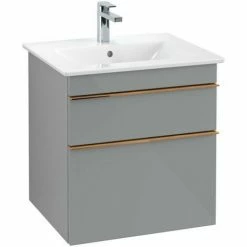 Villeroy & Boch Venticello Waschtischunterschrank XL Mit 2 Auszügen 55,3 Cm Glass Glossy Grey Copper 4 Villeroy & Boch Venticello Waschtischunterschrank XL Mit 2 Auszügen 55,3 Cm Glass Glossy Grey Copper -VILLEROY & BOCH shop 71489271 3