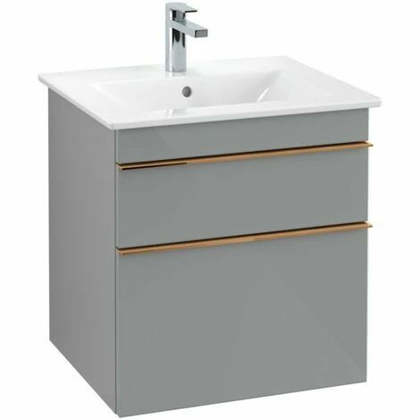 Villeroy & Boch Venticello Waschtischunterschrank XL mit 2 Auszügen 55,3 cm Glass Glossy Grey Copper Villeroy & Boch Venticello Waschtischunterschrank XL Mit 2 Auszügen 55,3 Cm Glass Glossy Grey Copper -VILLEROY & BOCH shop 71489271 3