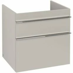 Villeroy & Boch Venticello Waschtischunterschrank XL Mit 2 Auszügen 60,3 Cm Soft Grey Chrom 3 Villeroy & Boch Venticello Waschtischunterschrank XL Mit 2 Auszügen 60,3 Cm Soft Grey Chrom -VILLEROY & BOCH shop 71489276 2