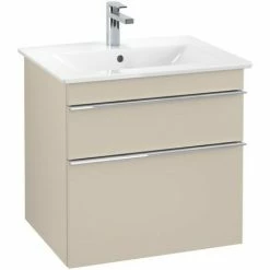 Villeroy & Boch Venticello Waschtischunterschrank XL Mit 2 Auszügen 60,3 Cm Soft Grey Chrom 4 Villeroy & Boch Venticello Waschtischunterschrank XL Mit 2 Auszügen 60,3 Cm Soft Grey Chrom -VILLEROY & BOCH shop 71489276 3