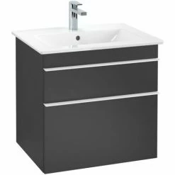 Villeroy & Boch Venticello Waschtischunterschrank XL Mit 2 Auszügen 60,3 Cm Black Matt Lacquer Weiß -VILLEROY & BOCH shop 71489279 3