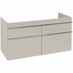 Villeroy & Boch Venticello Waschtischunterschrank XL 1153mm Mit 4 Auszügen Soft Grey Chrom -VILLEROY & BOCH shop 71489288 2