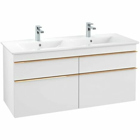 Villeroy & Boch Venticello Waschtischunterschrank XL 1253mm mit 4 Auszügen für Doppelwaschtisch White Matt Copper Villeroy & Boch Venticello Waschtischunterschrank XL 1253mm Mit 4 Auszügen Für Doppelwaschtisch White Matt Copper -VILLEROY & BOCH shop 71489294 3