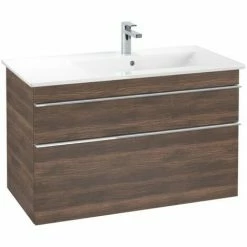 Villeroy & Boch Venticello Waschtischunterschrank XL 953mm Mit 2 Auszügen Und Variabler Beckenpositi Arizona Oak Rechts Chrom -VILLEROY & BOCH shop 71489297 3