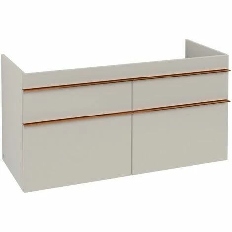 Villeroy & Boch Venticello Waschtischunterschrank XL 1153mm mit 4 Auszügen Soft Grey Copper Villeroy & Boch Venticello Waschtischunterschrank XL 1153mm Mit 4 Auszügen Soft Grey Copper -VILLEROY & BOCH shop 71489298 2