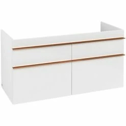 Villeroy & Boch Venticello Waschtischunterschrank XL 1153mm Mit 4 Auszügen Glossy White Copper 6 Villeroy & Boch Venticello Waschtischunterschrank XL 1153mm Mit 4 Auszügen Glossy White Copper -VILLEROY & BOCH shop 71489301 2