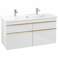 Villeroy & Boch Venticello Waschtischunterschrank XL 1153mm Mit 4 Auszügen Glossy White Copper 7 Villeroy & Boch Venticello Waschtischunterschrank XL 1153mm Mit 4 Auszügen Glossy White Copper -VILLEROY & BOCH shop 71489301 3