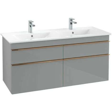 Villeroy & Boch Venticello Waschtischunterschrank XL 1253mm mit 4 Auszügen für Doppelwaschtisch Glass Glossy Grey Copper Villeroy & Boch Venticello Waschtischunterschrank XL 1253mm Mit 4 Auszügen Für Doppelwaschtisch Glass Glossy Grey Copper -VILLEROY & BOCH shop 71489306 3