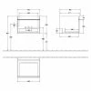 Villeroy & Boch Venticello Waschtischunterschrank Mit 1 Auszug 55,3 Cm Black Matt Lacquer Copper -VILLEROY & BOCH shop 71489327 1