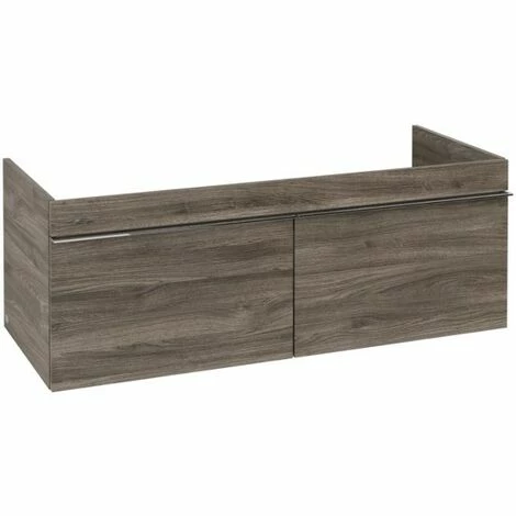 Villeroy & Boch Venticello Waschtischunterschrank 1153mm Mit 2 Auszügen Stone Oak Chrom 4 Villeroy & Boch Venticello Waschtischunterschrank 1153mm Mit 2 Auszügen Stone Oak Chrom – Bild 2