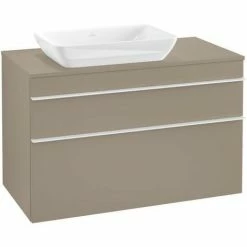 Villeroy & Boch Venticello Waschtischunterschrank XXL 957mm Mit 2 Auszügen Für Aufsatzwaschtisch Mit Truffle Grey Links Weiß -VILLEROY & BOCH shop 71489333 3