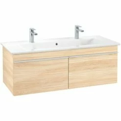 Villeroy & Boch Venticello Waschtischunterschrank 1153mm Mit 2 Auszügen Elm Impresso Weiß -VILLEROY & BOCH shop 71489336 3