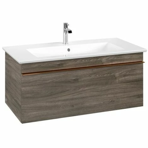Villeroy & Boch Venticello Waschtischunterschrank Mit 1 Auszug 95,3 Cm Stone Oak Copper 5 Villeroy & Boch Venticello Waschtischunterschrank Mit 1 Auszug 95,3 Cm Stone Oak Copper – Bild 3