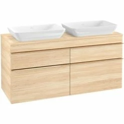 Villeroy & Boch Venticello Waschtischunterschrank XXL 1257mm Mit 4 Auszügen Für 2 Aufsatzwaschtische Elm Impresso Copper -VILLEROY & BOCH shop 71489364 3
