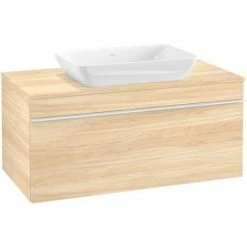 Villeroy & Boch Venticello Waschtischunterschrank Mit 1 Auszug Für Aufsatzwaschtisch 95,7 Cm Elm Impresso Weiß -VILLEROY & BOCH shop 71489366 3