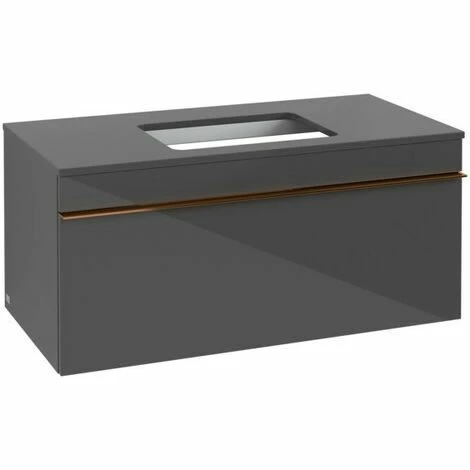 Villeroy & Boch Venticello Waschtischunterschrank mit 1 Auszug für Aufsatzwaschtisch 95,7 cm Glossy Grey Copper Villeroy & Boch Venticello Waschtischunterschrank Mit 1 Auszug Für Aufsatzwaschtisch 95,7 Cm Glossy Grey Copper -VILLEROY & BOCH shop 71489369 2