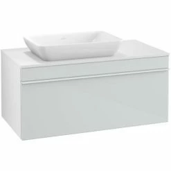 Villeroy & Boch Venticello Waschtischunterschrank 957mm Mit 1 Auszug Für Aufsatzwaschtisch Mit Varia Glass Glossy White Links Weiß -VILLEROY & BOCH shop 71489371 3
