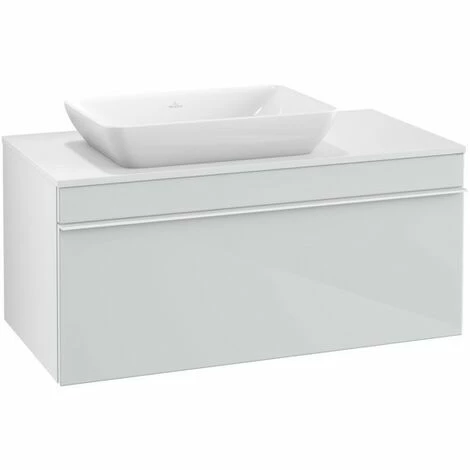 Villeroy & Boch Venticello Waschtischunterschrank 957mm mit 1 Auszug für Aufsatzwaschtisch mit varia Glass Glossy White Links Weiß Villeroy & Boch Venticello Waschtischunterschrank 957mm Mit 1 Auszug Für Aufsatzwaschtisch Mit Varia Glass Glossy White Links Weiß -VILLEROY & BOCH shop 71489371 3