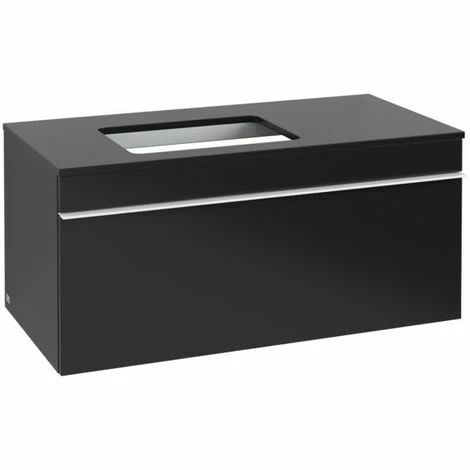 Villeroy & Boch Venticello Waschtischunterschrank 957mm Mit 1 Auszug Für Aufsatzwaschtisch Mit Varia Black Matt Lacquer Links Weiß 4 Villeroy & Boch Venticello Waschtischunterschrank 957mm Mit 1 Auszug Für Aufsatzwaschtisch Mit Varia Black Matt Lacquer Links Weiß – Bild 2