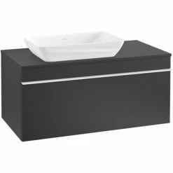 Villeroy & Boch Venticello Waschtischunterschrank 957mm Mit 1 Auszug Für Aufsatzwaschtisch Mit Varia Black Matt Lacquer Links Weiß 7 Villeroy & Boch Venticello Waschtischunterschrank 957mm Mit 1 Auszug Für Aufsatzwaschtisch Mit Varia Black Matt Lacquer Links Weiß -VILLEROY & BOCH shop 71489373 3