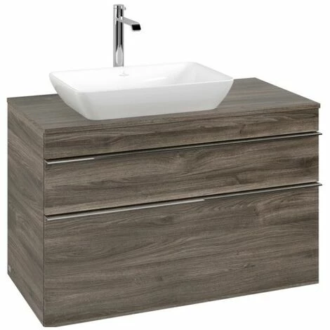 Villeroy & Boch Venticello Waschtischunterschrank XXL 957mm mit 2 Auszügen für Aufsatzwaschtisch mit Stone Oak Links Chrom Villeroy & Boch Venticello Waschtischunterschrank XXL 957mm Mit 2 Auszügen Für Aufsatzwaschtisch Mit Stone Oak Links Chrom -VILLEROY & BOCH shop 71489376 3