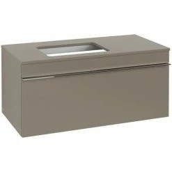 Villeroy & Boch Venticello Waschtischunterschrank 957mm Mit 1 Auszug Für Aufsatzwaschtisch Mit Varia Truffle Grey Links Chrom 3 Villeroy & Boch Venticello Waschtischunterschrank 957mm Mit 1 Auszug Für Aufsatzwaschtisch Mit Varia Truffle Grey Links Chrom -VILLEROY & BOCH shop 71489379 2