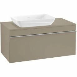 Villeroy & Boch Venticello Waschtischunterschrank 957mm Mit 1 Auszug Für Aufsatzwaschtisch Mit Varia Truffle Grey Links Chrom 4 Villeroy & Boch Venticello Waschtischunterschrank 957mm Mit 1 Auszug Für Aufsatzwaschtisch Mit Varia Truffle Grey Links Chrom -VILLEROY & BOCH shop 71489379 3