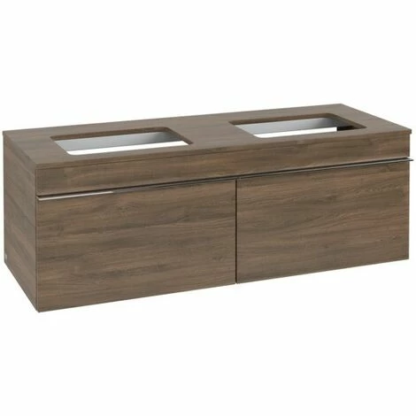 Villeroy & Boch Venticello Waschtischunterschrank 1257mm Mit 2 Auszügen Für 2 Aufsatzwaschtische Arizona Oak Chrom 4 Villeroy & Boch Venticello Waschtischunterschrank 1257mm Mit 2 Auszügen Für 2 Aufsatzwaschtische Arizona Oak Chrom – Bild 2