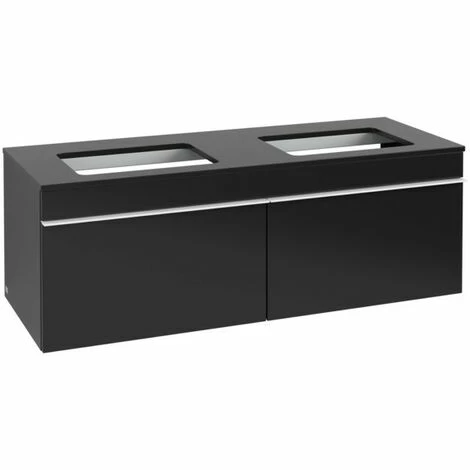 Villeroy & Boch Venticello Waschtischunterschrank 1257mm mit 2 Auszügen für 2 Aufsatzwaschtische Black Matt Lacquer Weiß Villeroy & Boch Venticello Waschtischunterschrank 1257mm Mit 2 Auszügen Für 2 Aufsatzwaschtische Black Matt Lacquer Weiß -VILLEROY & BOCH shop 71489390 2