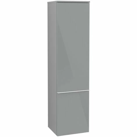 Villeroy & Boch Venticello Hochschrank Mit 1 Tür Rechts Glass Glossy Grey Weiß 4 Villeroy & Boch Venticello Hochschrank Mit 1 Tür Rechts Glass Glossy Grey Weiß – Bild 2