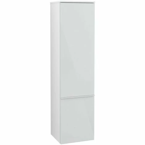 Villeroy & Boch Venticello Hochschrank Mit 1 Tür Links Glass Glossy White Weiß 4 Villeroy & Boch Venticello Hochschrank Mit 1 Tür Links Glass Glossy White Weiß – Bild 2
