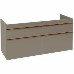 Alternative view of Villeroy & Boch Venticello Waschtischunterschrank XL 1253mm Mit 4 Auszügen Für Doppelwaschtisch Truffle Grey Copper
