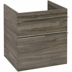Villeroy & Boch Venticello Waschtischunterschrank XL Mit 2 Auszügen 55,3 Cm Stone Oak Chrom -VILLEROY & BOCH shop 71489451 2
