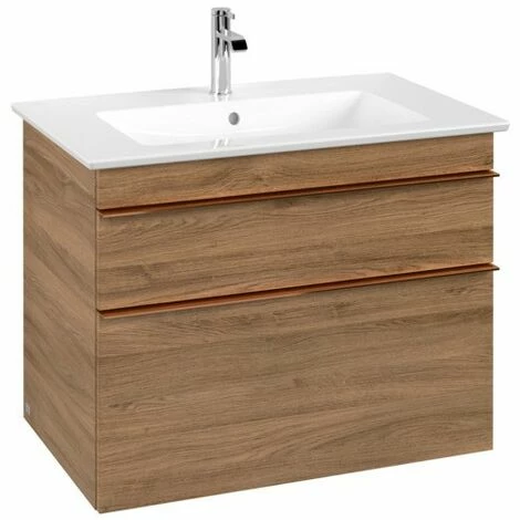 Villeroy & Boch Venticello Waschtischunterschrank XL Mit 2 Auszügen 75,3 Cm Kansas Oak Copper 5 Villeroy & Boch Venticello Waschtischunterschrank XL Mit 2 Auszügen 75,3 Cm Kansas Oak Copper – Bild 3