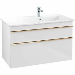 Villeroy & Boch Venticello Waschtischunterschrank XL 953mm Mit 2 Auszügen Und Variabler Beckenpositi Glossy White Rechts Copper 4 Villeroy & Boch Venticello Waschtischunterschrank XL 953mm Mit 2 Auszügen Und Variabler Beckenpositi Glossy White Rechts Copper -VILLEROY & BOCH shop 71489462 3