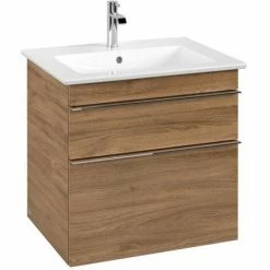 Villeroy & Boch Venticello Waschtischunterschrank XL Mit 2 Auszügen 60,3 Cm Kansas Oak Chrom 4 Villeroy & Boch Venticello Waschtischunterschrank XL Mit 2 Auszügen 60,3 Cm Kansas Oak Chrom -VILLEROY & BOCH shop 71489469 3