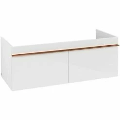 Villeroy & Boch Venticello Waschtischunterschrank 1153mm Mit 2 Auszügen Glossy White Copper 3 Villeroy & Boch Venticello Waschtischunterschrank 1153mm Mit 2 Auszügen Glossy White Copper -VILLEROY & BOCH shop 71489489 2