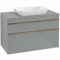 Villeroy & Boch Venticello Waschtischunterschrank XXL Mit 2 Auszügen Für Aufsatzwaschtisch 95,7 Cm Glass Glossy Grey Copper 4 Villeroy & Boch Venticello Waschtischunterschrank XXL Mit 2 Auszügen Für Aufsatzwaschtisch 95,7 Cm Glass Glossy Grey Copper -VILLEROY & BOCH shop 71489493 3