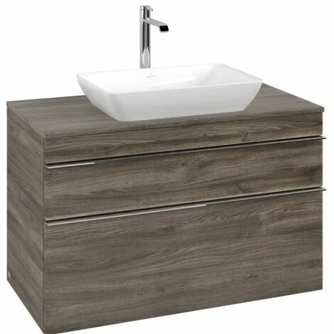 Villeroy & Boch Venticello Waschtischunterschrank XXL mit 2 Auszügen für Aufsatzwaschtisch 95,7 cm Stone Oak Chrom Villeroy & Boch Venticello Waschtischunterschrank XXL Mit 2 Auszügen Für Aufsatzwaschtisch 95,7 Cm Stone Oak Chrom -VILLEROY & BOCH shop 71489503 3