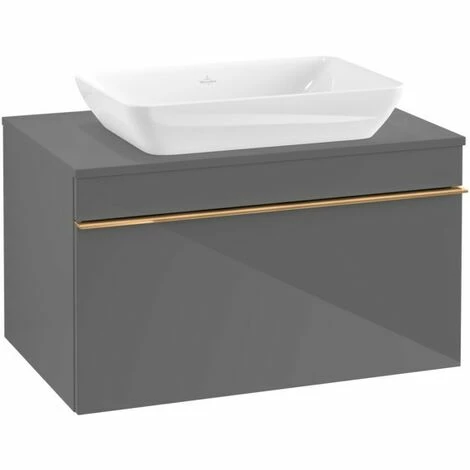 Villeroy & Boch Venticello Waschtischunterschrank mit 1 Auszug für Aufsatzwaschtisch 75,7 cm Glossy Grey Copper Villeroy & Boch Venticello Waschtischunterschrank Mit 1 Auszug Für Aufsatzwaschtisch 75,7 Cm Glossy Grey Copper -VILLEROY & BOCH shop 71489510 3