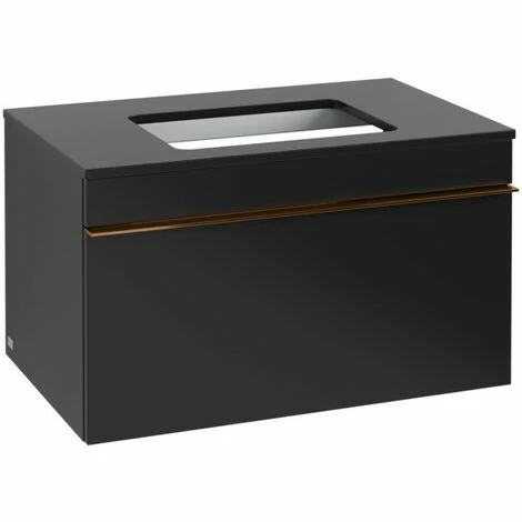 Villeroy & Boch Venticello Waschtischunterschrank mit 1 Auszug für Aufsatzwaschtisch 75,7 cm Black Matt Lacquer Copper Villeroy & Boch Venticello Waschtischunterschrank Mit 1 Auszug Für Aufsatzwaschtisch 75,7 Cm Black Matt Lacquer Copper -VILLEROY & BOCH shop 71489519 2