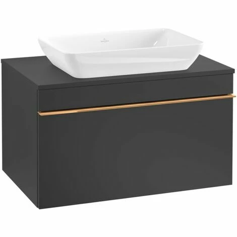 Villeroy & Boch Venticello Waschtischunterschrank mit 1 Auszug für Aufsatzwaschtisch 75,7 cm Black Matt Lacquer Copper Villeroy & Boch Venticello Waschtischunterschrank Mit 1 Auszug Für Aufsatzwaschtisch 75,7 Cm Black Matt Lacquer Copper -VILLEROY & BOCH shop 71489519 3