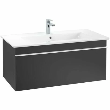 Villeroy & Boch Venticello Waschtischunterschrank Mit 1 Auszug 95,3 Cm Black Matt Lacquer Weiß 5 Villeroy & Boch Venticello Waschtischunterschrank Mit 1 Auszug 95,3 Cm Black Matt Lacquer Weiß – Bild 3