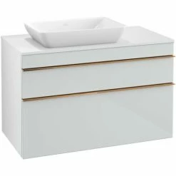 Villeroy & Boch Venticello Waschtischunterschrank XXL 957mm Mit 2 Auszügen Für Aufsatzwaschtisch Mit Glass Glossy White Links Copper 7 Villeroy & Boch Venticello Waschtischunterschrank XXL 957mm Mit 2 Auszügen Für Aufsatzwaschtisch Mit Glass Glossy White Links Copper -VILLEROY & BOCH shop 71489527 3