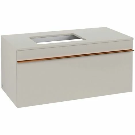 Villeroy & Boch Venticello Waschtischunterschrank 957mm mit 1 Auszug für Aufsatzwaschtisch mit varia Soft Grey Links Copper Villeroy & Boch Venticello Waschtischunterschrank 957mm Mit 1 Auszug Für Aufsatzwaschtisch Mit Varia Soft Grey Links Copper -VILLEROY & BOCH shop 71489539 2