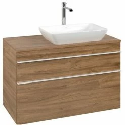 Villeroy & Boch Venticello Waschtischunterschrank XXL 957mm Mit 2 Auszügen Für Aufsatzwaschtisch Mit Kansas Oak Rechts Weiß -VILLEROY & BOCH shop 71489542 3